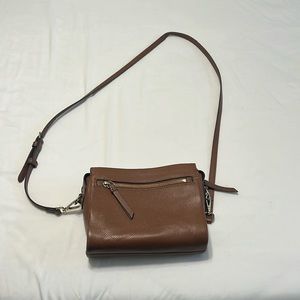 Crossbody purse, genuine leather